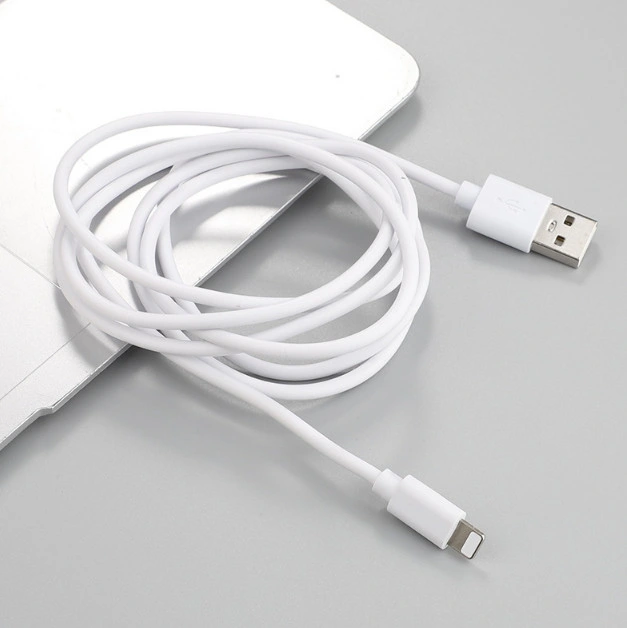 1m 3A USB a to for iPhone Lightning iPad Air Pods Charging Cable White