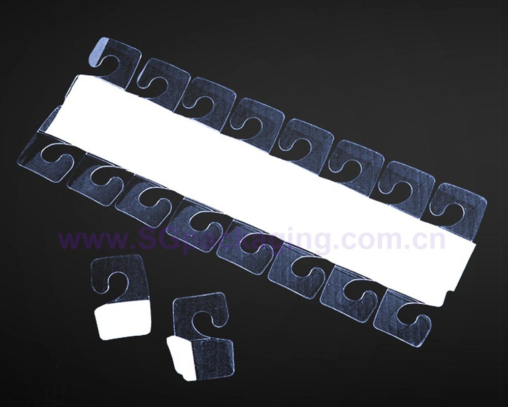 PVC Double Side Euro Hook Strong Adhesive Hang Tabs