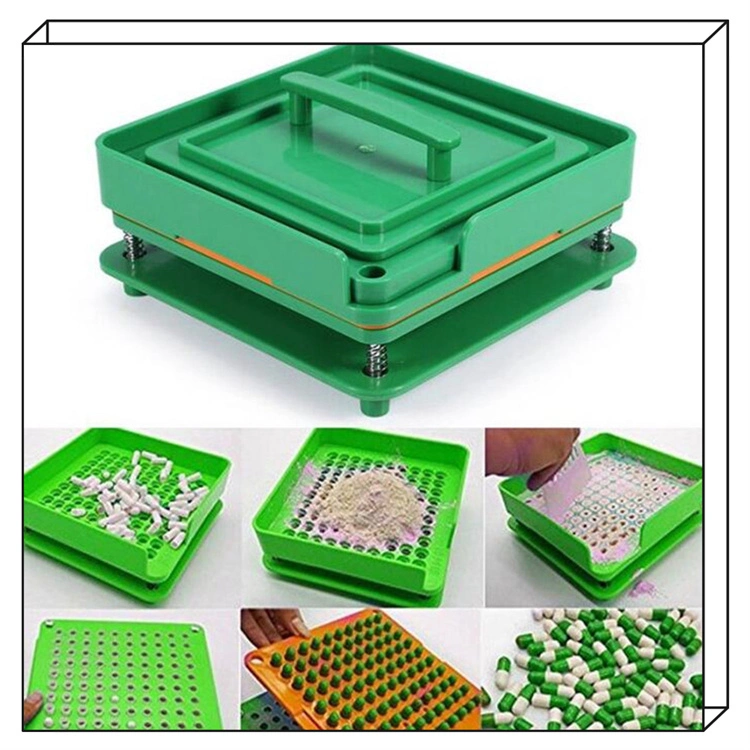 100 Holes Manual #2 Capsule Manual Filling Machine Encapsulator Capsule Filling Board Hole Capsule Shell Filler