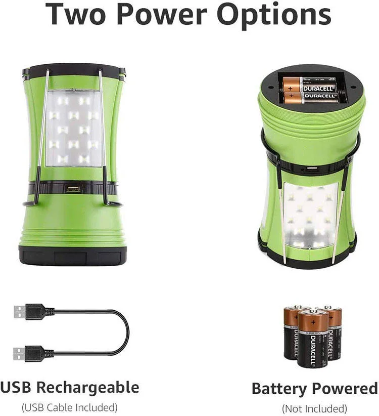 Rechargeable LED Camping Lighting Waterproof Portable Plastic Emergency Outdoor Camping Lights