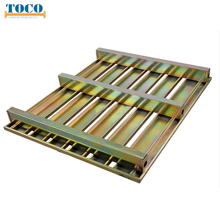 China Top Supplier Auto Rackable Box Pallet with Three Stringer