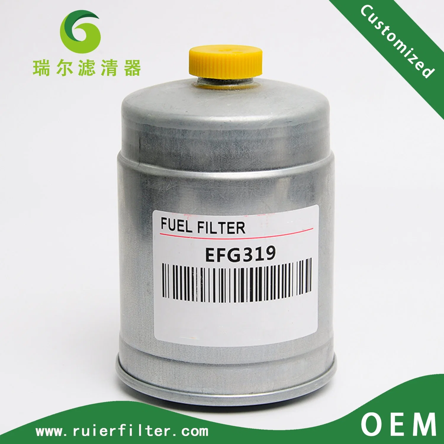 Filtro de combustible diésel para motores de fábrica 1015734 T133700 1208300 Efg319 con Drenaje para Ford