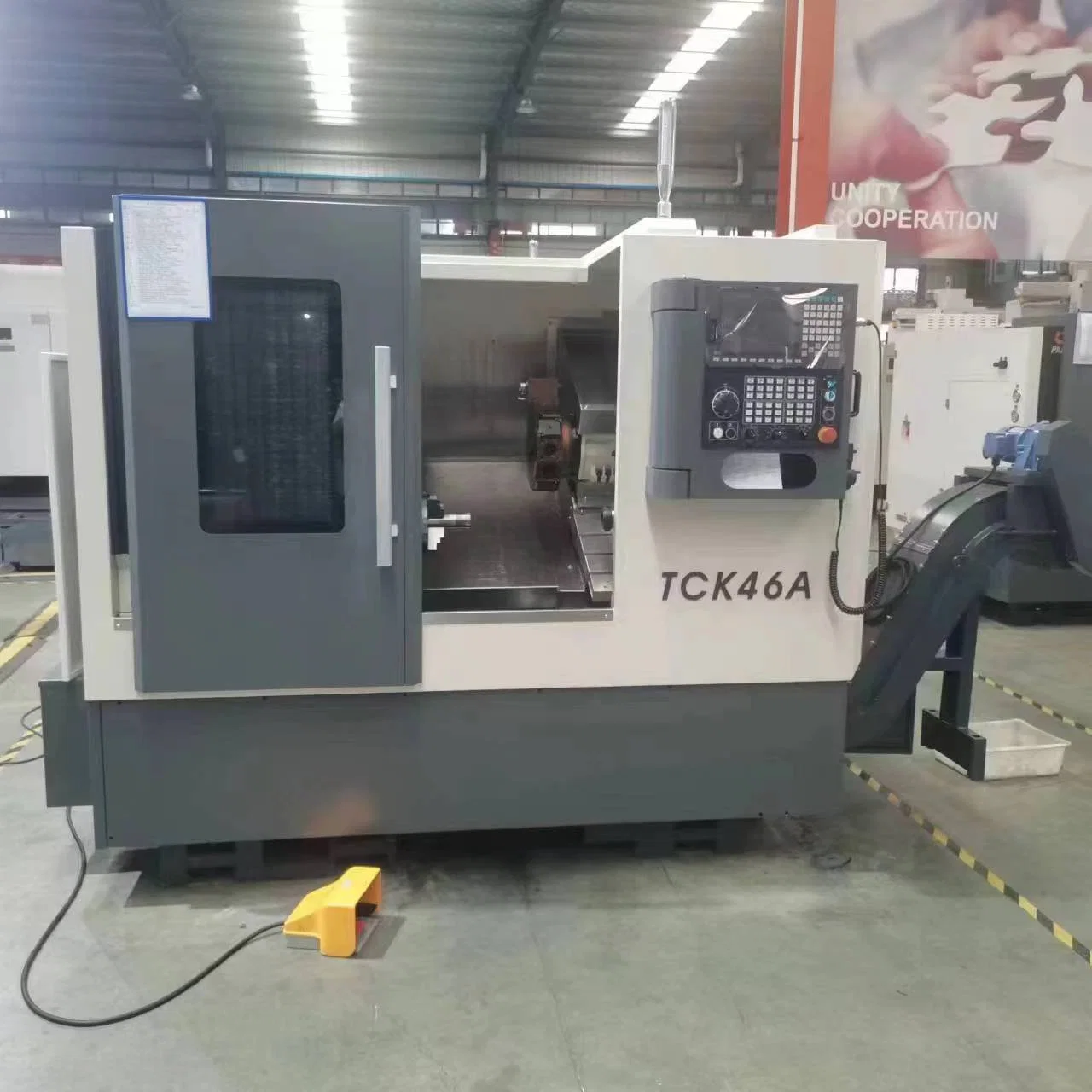 Beste Tck46A Metall Drehen CNC Drehmaschine Schrägbett Drehmaschine Preis