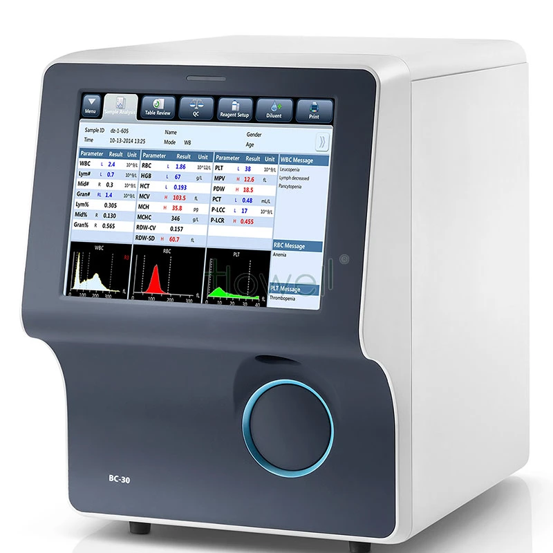 Klinische Analysegeräte Bc-30 Auto Mindray Hämatologie Analysator Preis Hämatologie Analysator