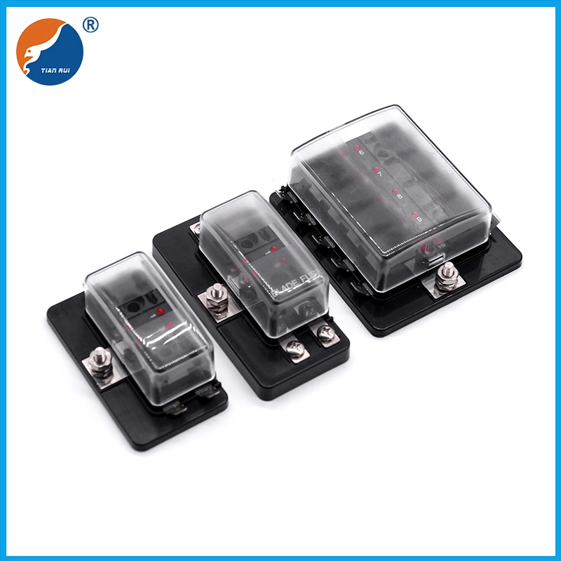 Negative Bar Standard Blade LED Fuse Box Block Holder