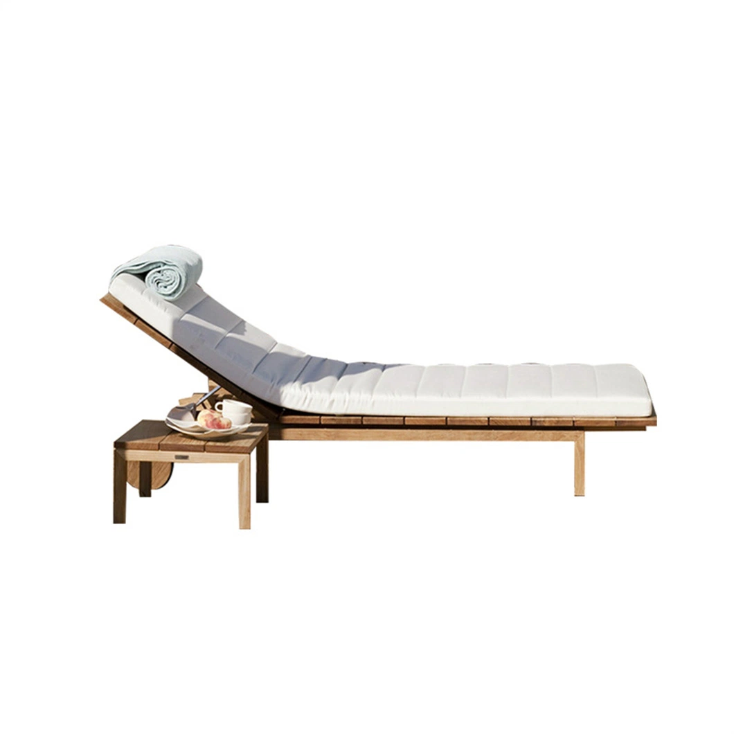 Jardin meubles de patio lit de soleil Chaise longue en rotin