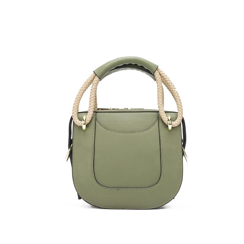 Precio al por mayor Bolsos Bolso De cuero auténtico señoras bolso de cuero verde