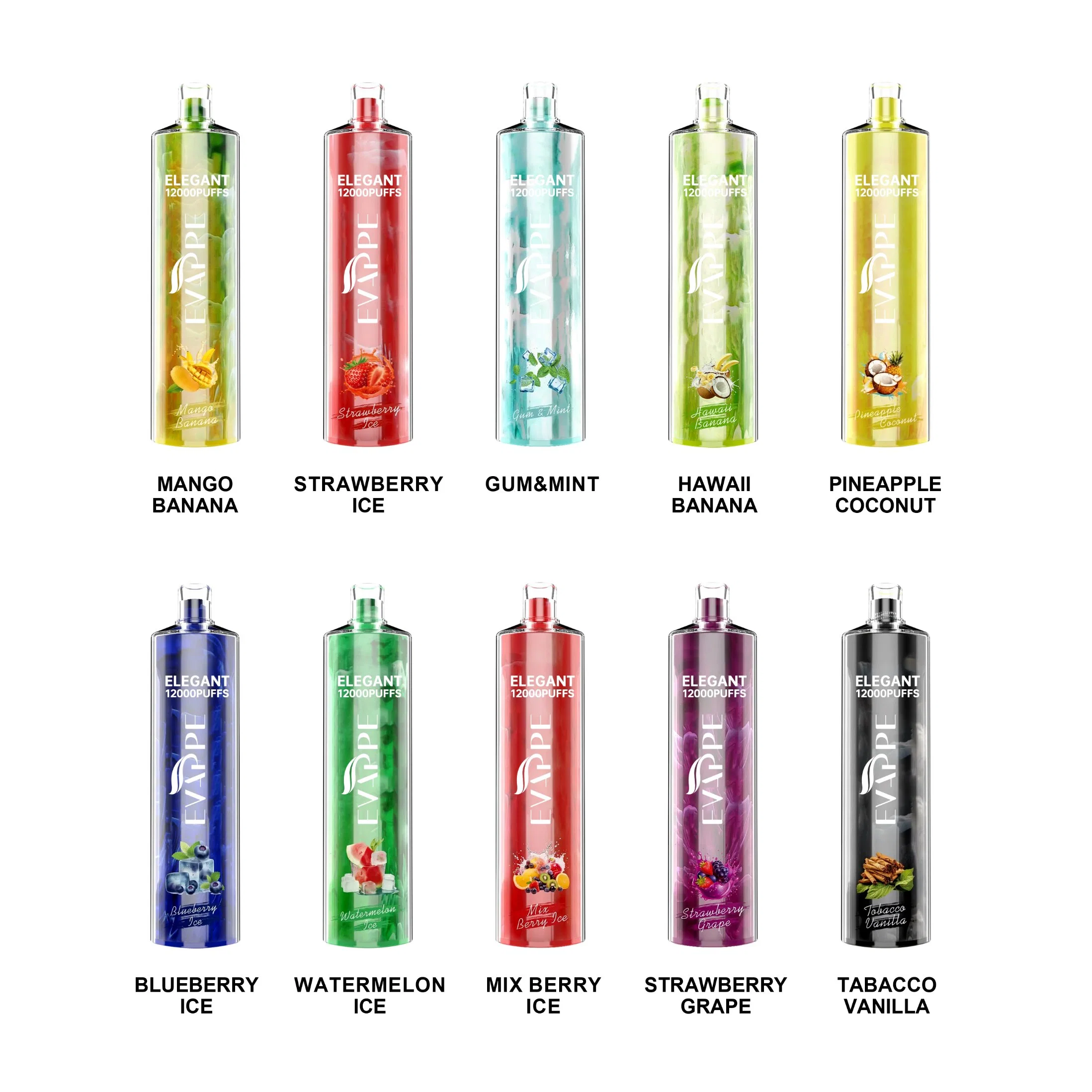 Bang 15K RM Crystal Bc10K Jnr Shenzhen Latest Product Shisha Hookah 12000 Puffs Disposable/Chargeable Vape 650mAh 20ml Wholesale/Supplier I Vape Jnr 12K Shisha