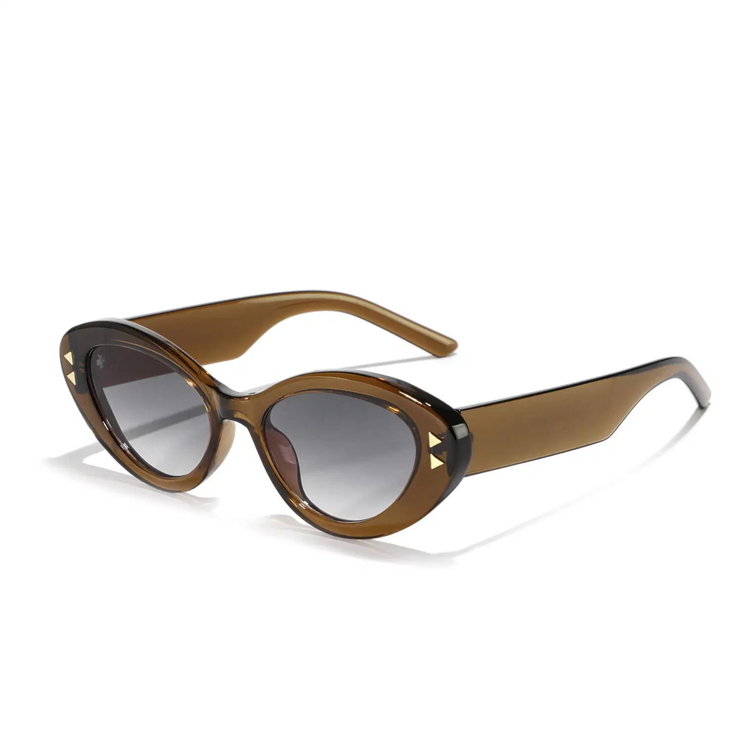 2023 gafas de sol de ojo de gato retro personalizadas diseñadora de mujer Rivet Sun Gafas