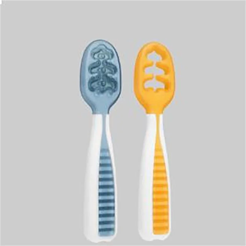 Baby LED Weaning Spoon Baby Self Feeding Spoon Set