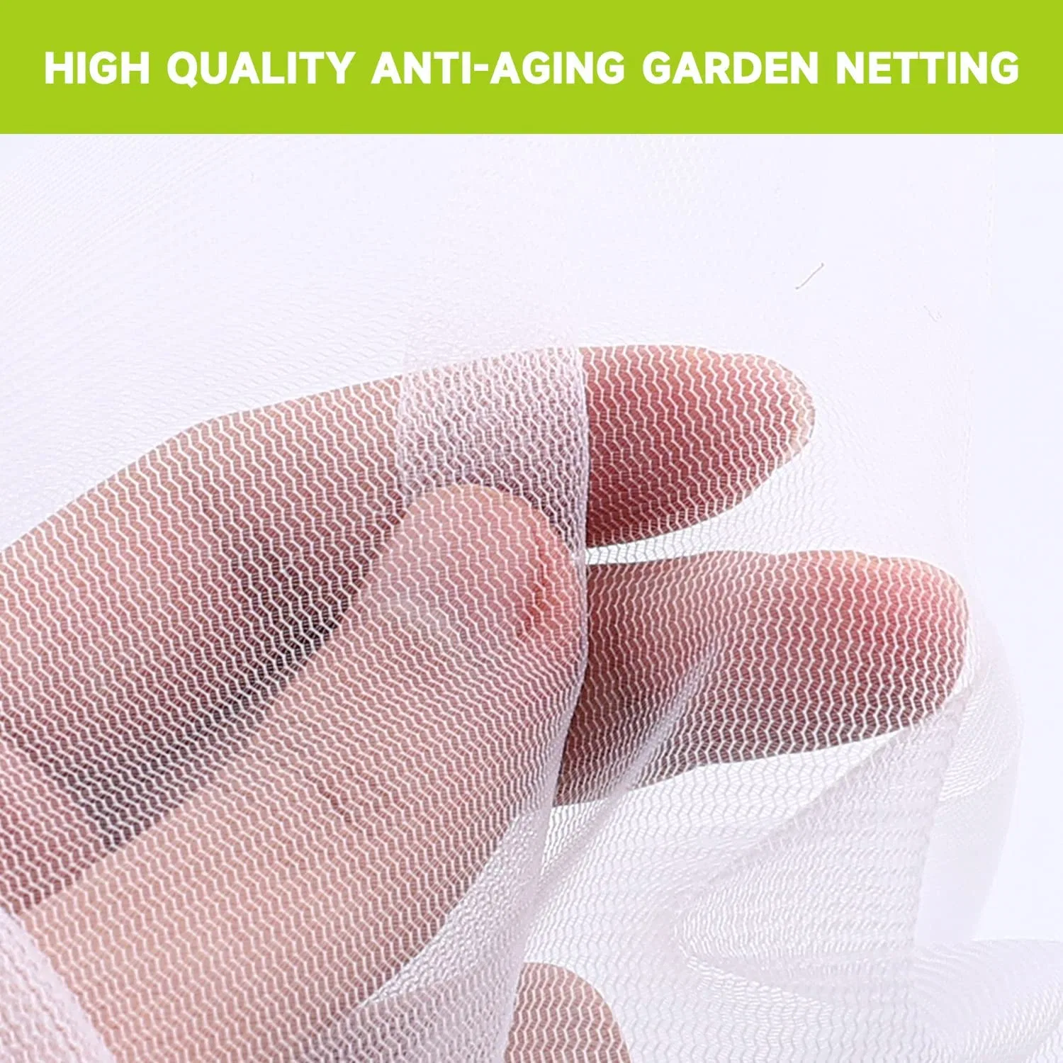 100% Virgin HDPE Sunshine Insect Net High-Quality Mesh Made of Polyethylene, Which Is Durable and Can Be Used for a Long Time.