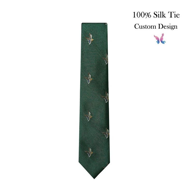 Wholesale/Supplier Luxury Pure Silk Digital Printed Woven Silk Tie with Custom Label