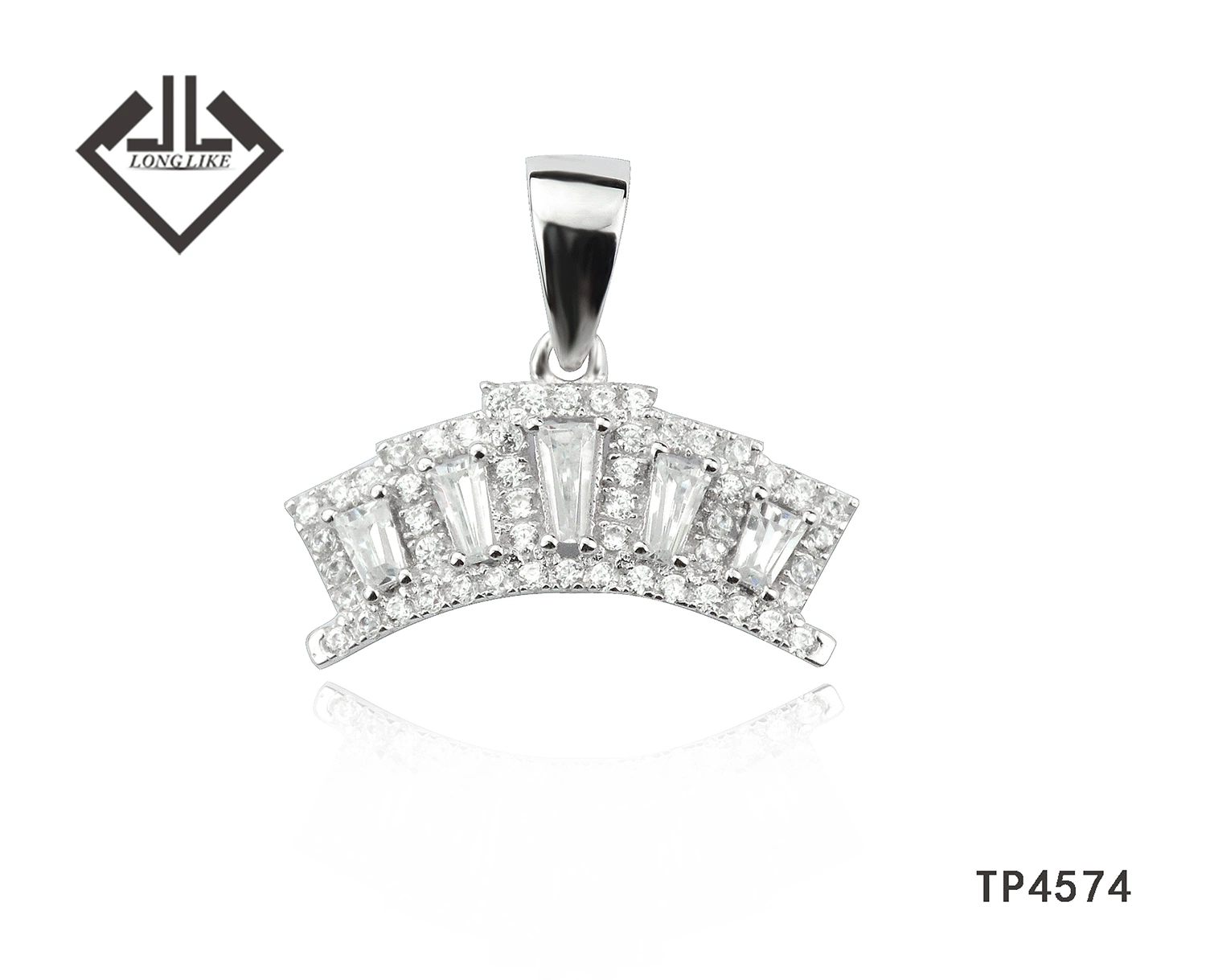 Best Selling Sterling Silver Jewellery Classic Queen Crown Pendant