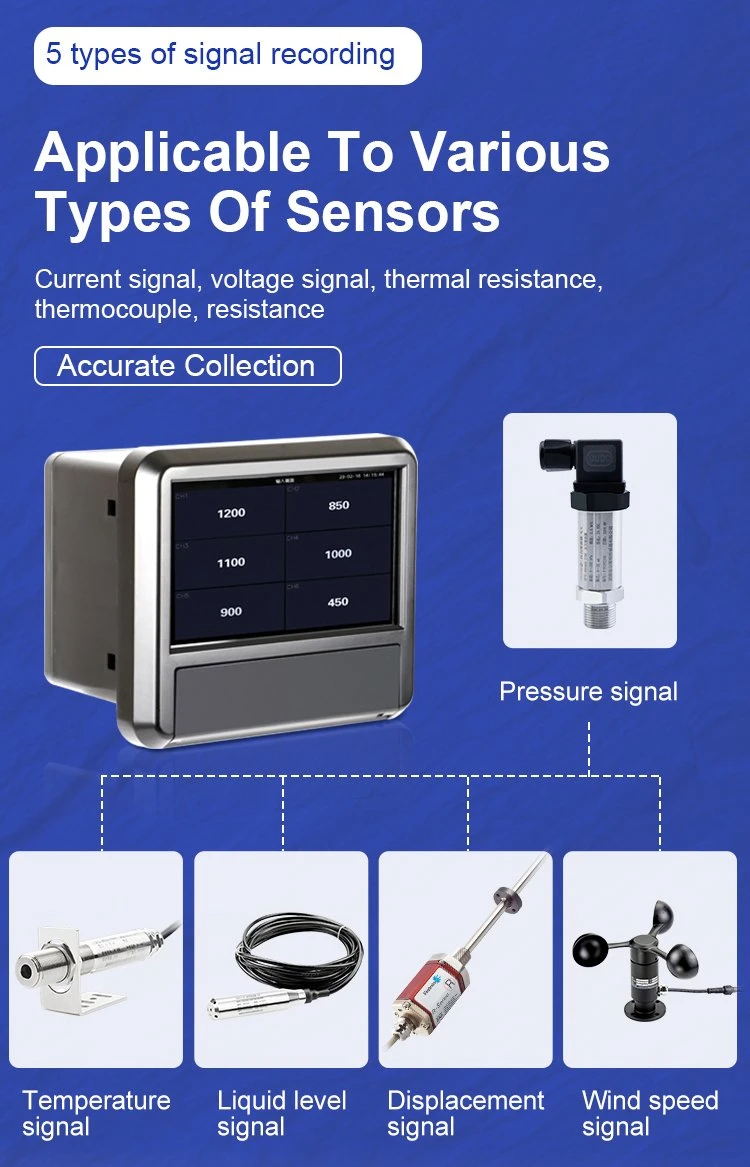 FST500-602A Multichannel Temperature Controller Paperless Recorder Data Logger