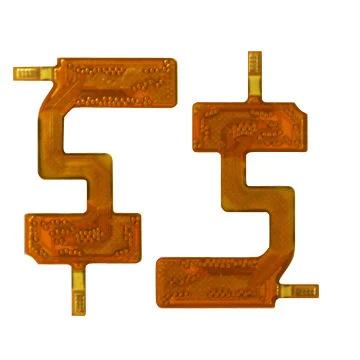 Polyimide PCB Material Double Sided Yellow Flexible PCB with Stiffener