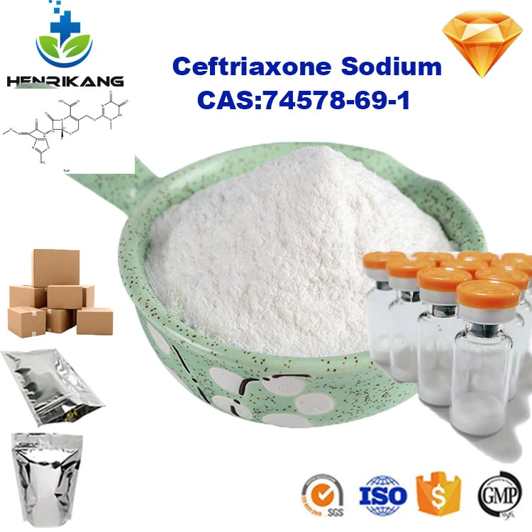 Pharmaceutical Chemicals Ceftriaxone Sodium Powder CAS 74578-69-1 Purity Ceftriaxone Sodium