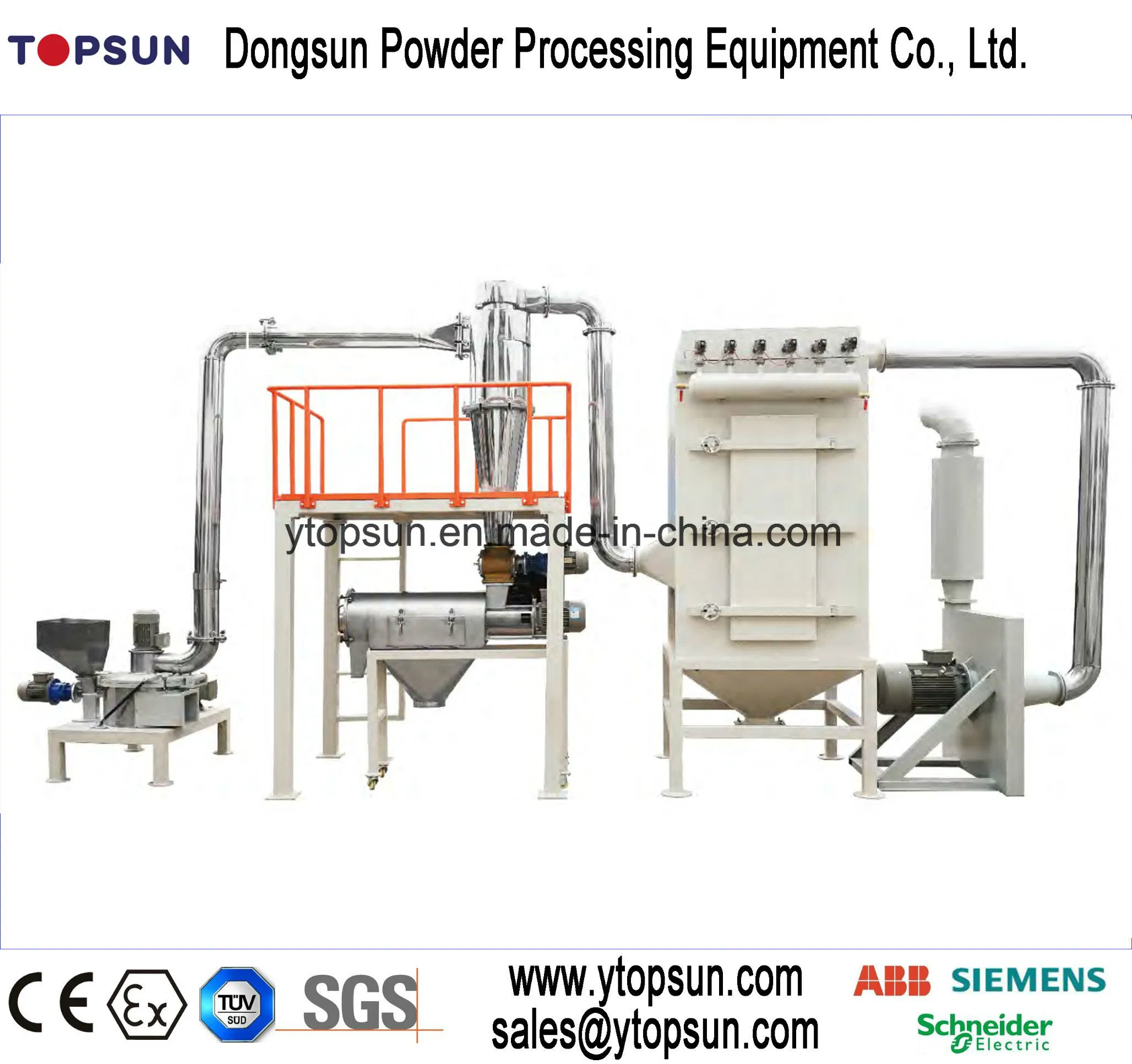 100-200kg/H Grinding System for Powder Coatings