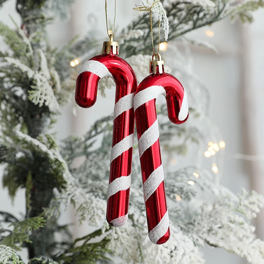 High quality/High cost performance  Plastic Christmas Ornaments Santa Claus Shape Christmas Hanging Decorations