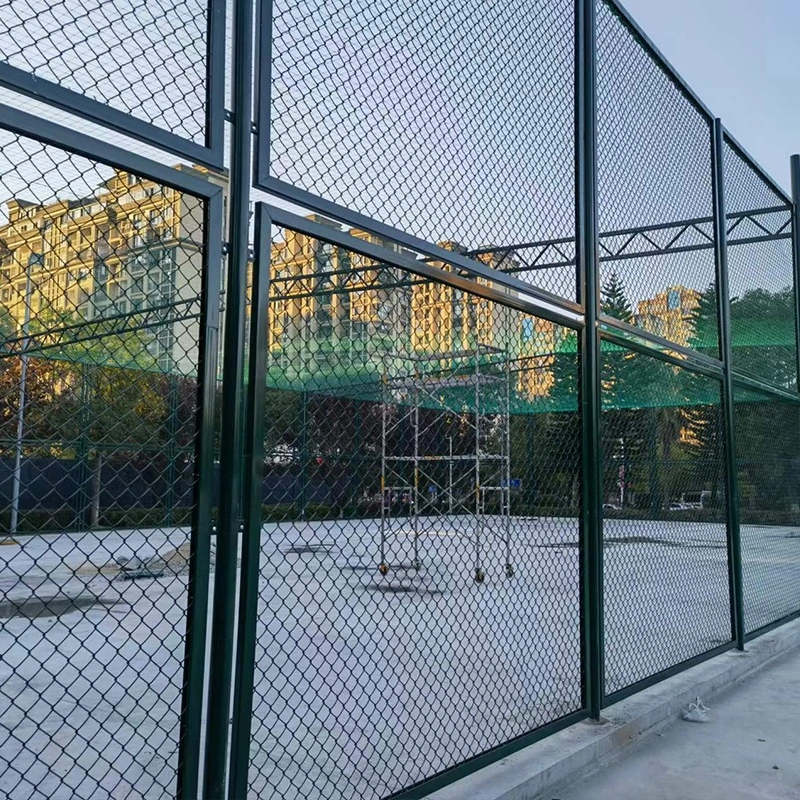 Stadium Fence Dark Green or Black Color Sports Stadium Fence/Stadium Fence Netting China 2.0mm-4.0mm Wire Diameter Galvanized Stadium Fence