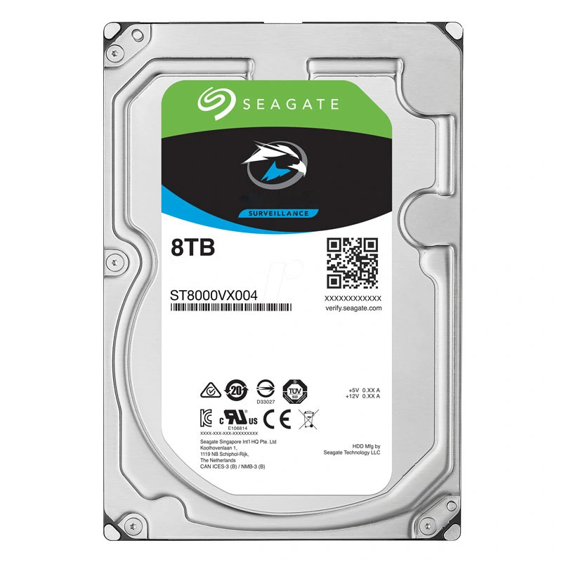 Seagate St8000vx004 Skyhawk Surveillance 8tb SATA 6GB/S 7200rpm 256MB Cache 3.5-Inch Internal Hard Drive