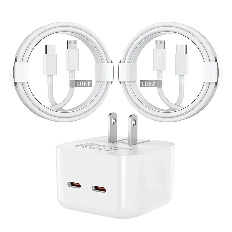 Chinese Manufacturer 35W Cell Phone USB Charger 30W 40W USB C Pd Fast Charging Chargers Us UK EU Plug USB Wall Charger