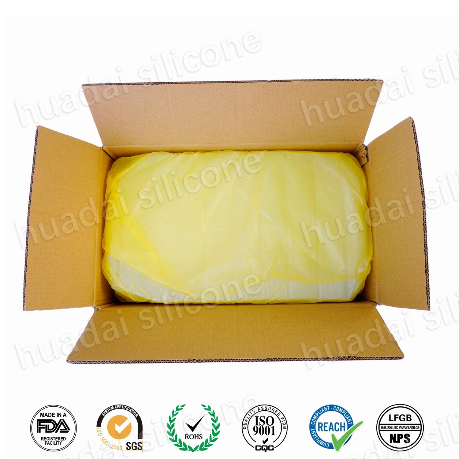 Solid Silicone Rubber Platinum Cured Medical Grade Anti-Yellowing for Extruded Tube Catheter