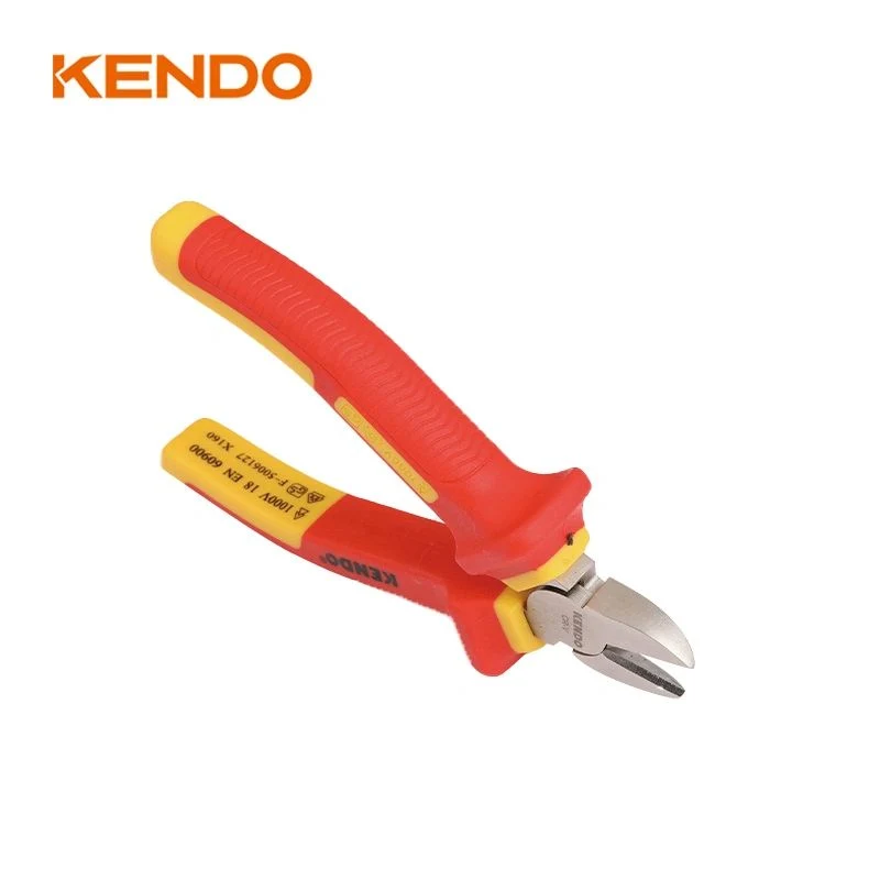 Kendo Iron Plated Not Easy to Rust Cutting Pliers VDE Plier