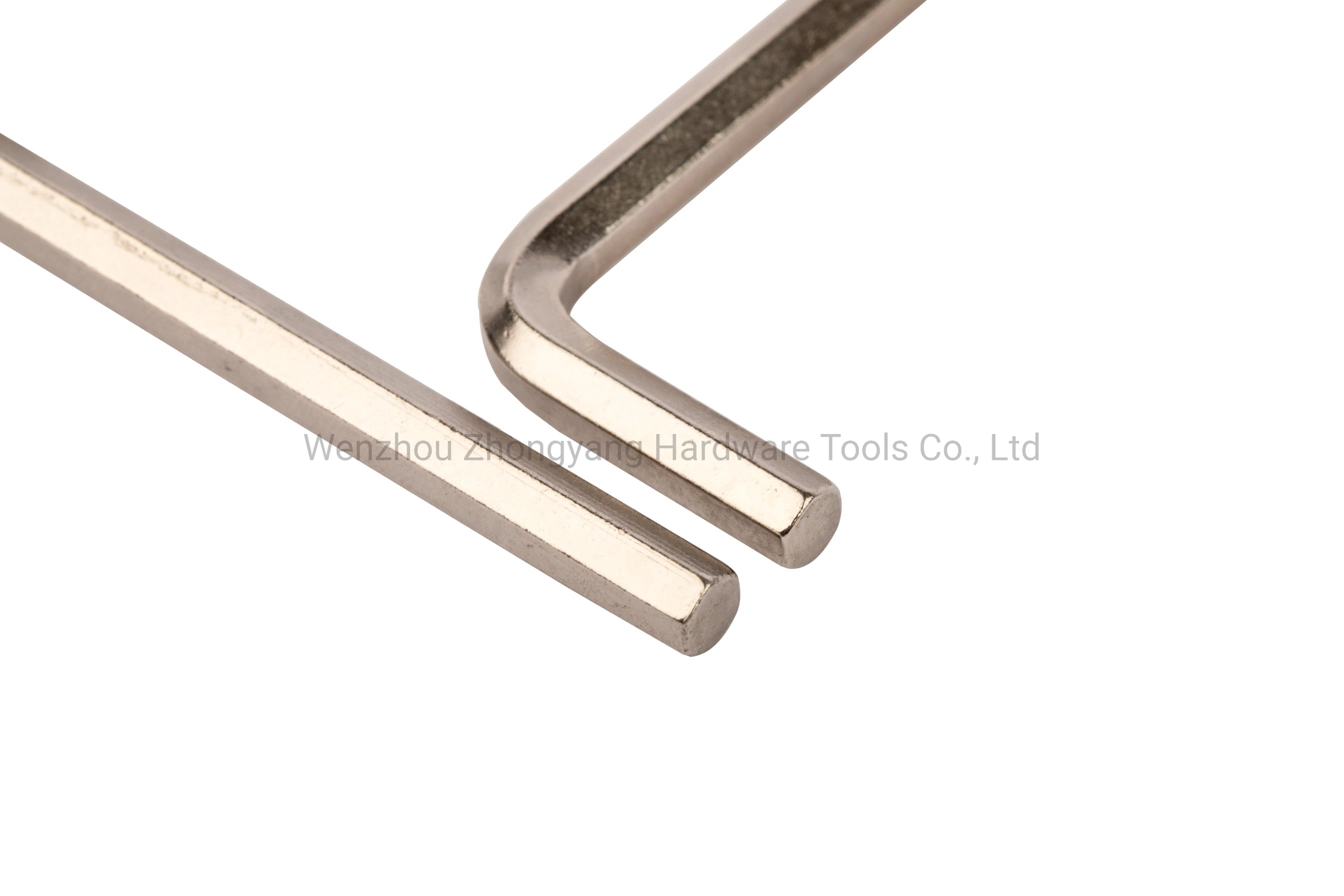 Factory Wholesale/Supplier Hand Tool Allen Hex Wrench Nickel Plated "L" Type Allen Key.