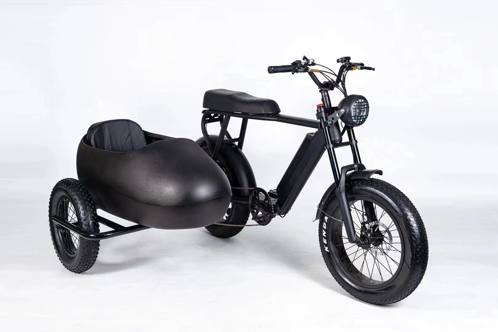 Triciclo alargador transmisión de eje de batería Triciclos eléctricos sin cadena con Sidecar Tricycles motorizado bicicleta adultos para la venta