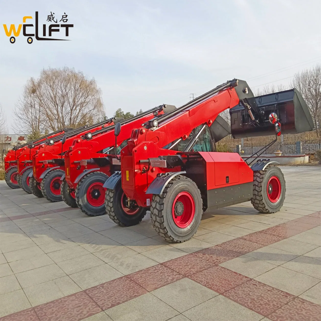 Chinese New Product Telehandler 4X4 T30 3 Ton 4 Ton 7m 14m Telescopic Forklift Wheel Loader Agricultural Equipment Manufacturer