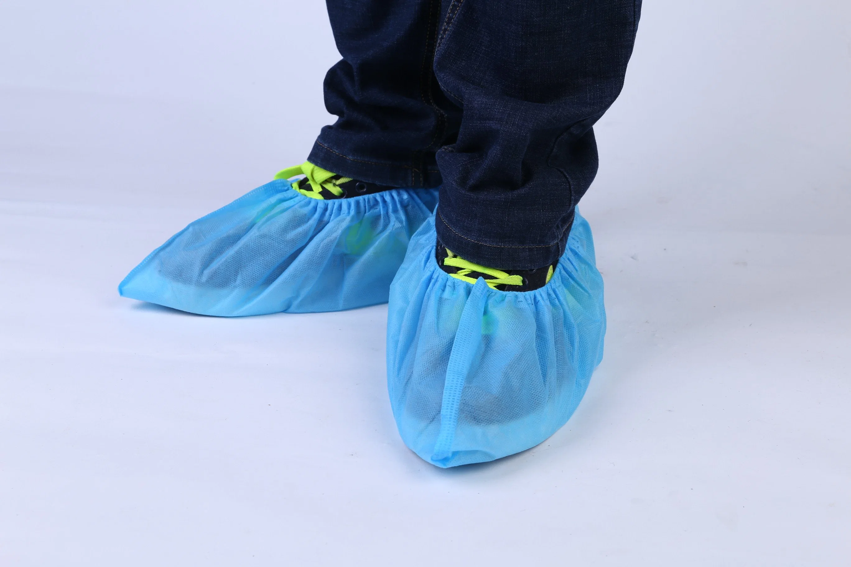 Disposable Medical PP Foot Cover Non-Skid Shoe Cover for Hospital and Home