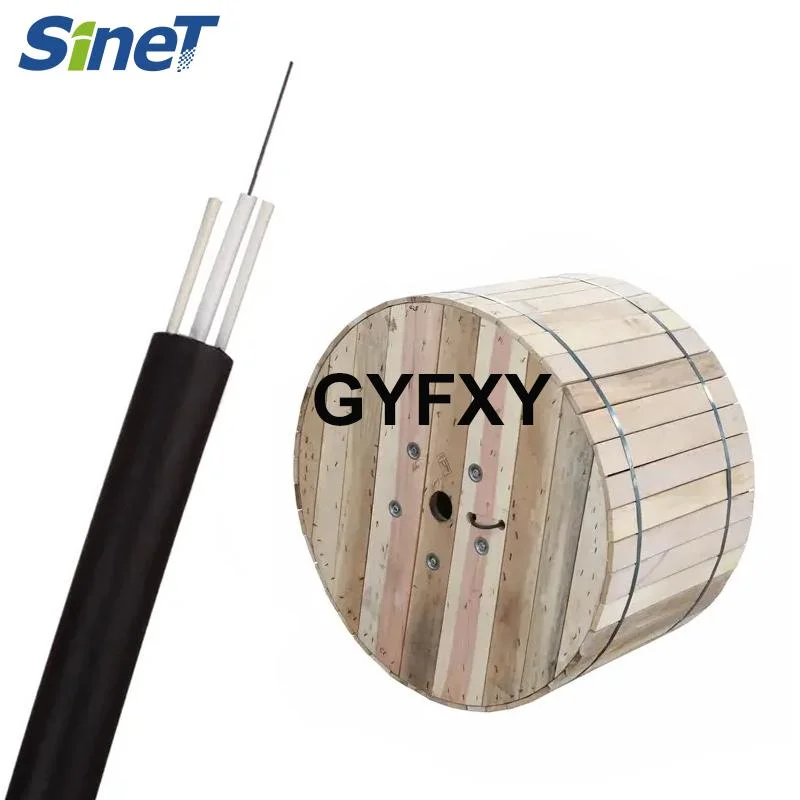 Cheaper Price Mini ADSS Unitube Non-Metallic Gyfxy Sm 2 4 6 8 12 Core Aerial Installation Fiber Optic Cable Gyfxy