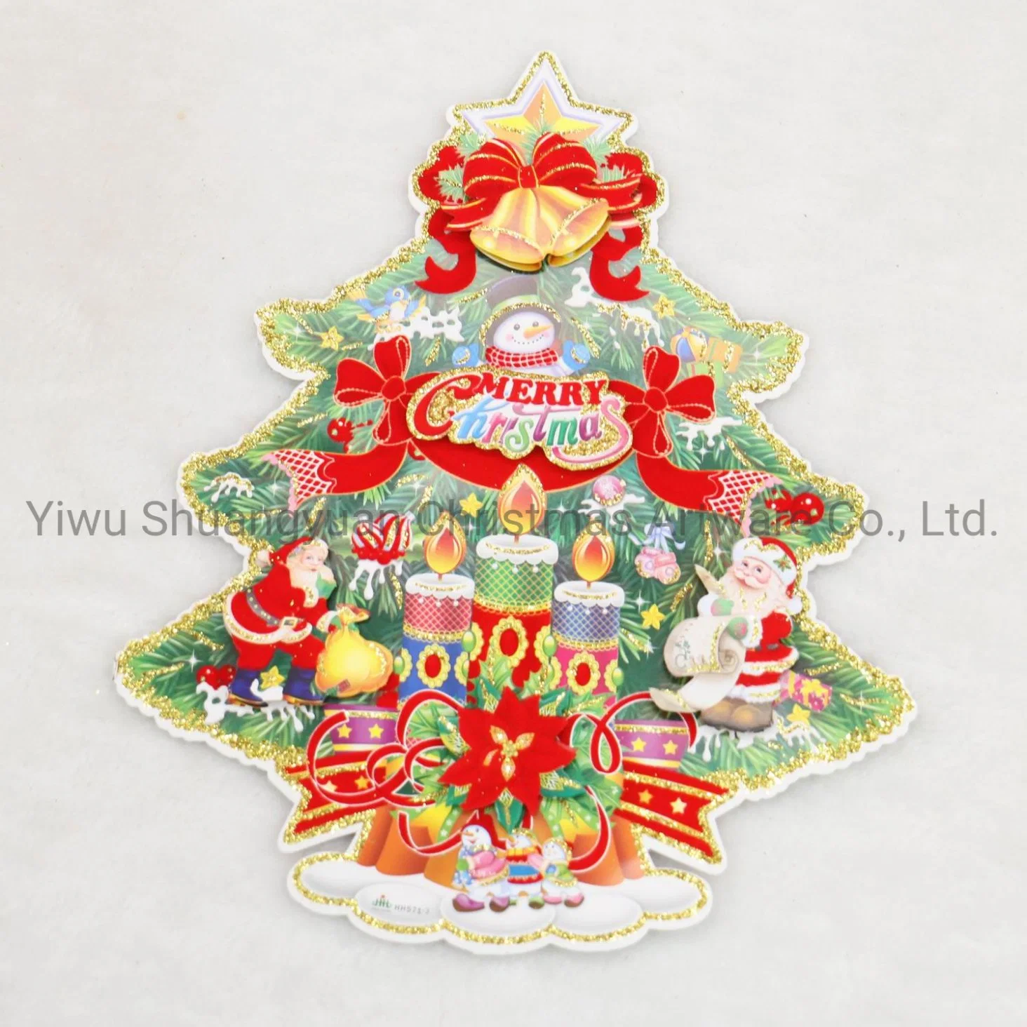 47cm Kt Board Santa Christmas Paper Santa Christmas Window Sticker&#160;