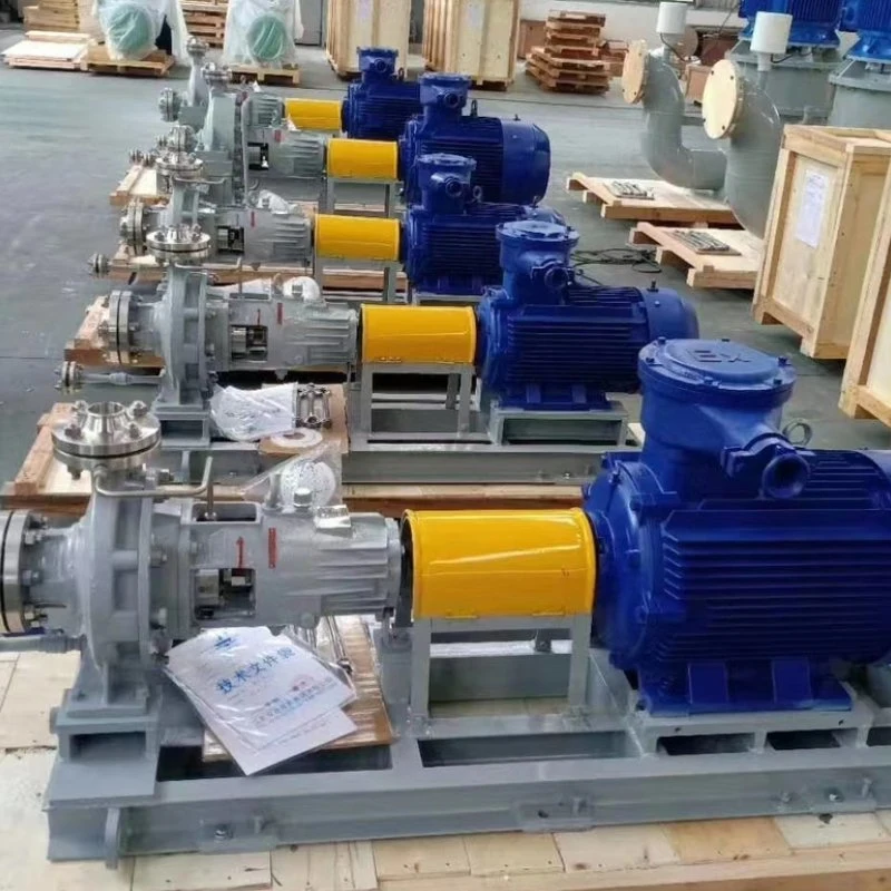 API 610 Horizontal Chemical Process Petroleum Industrial Ocean Pull-Back End-Suction Centrifugal Water Pump with External Cooling System in SS304/316