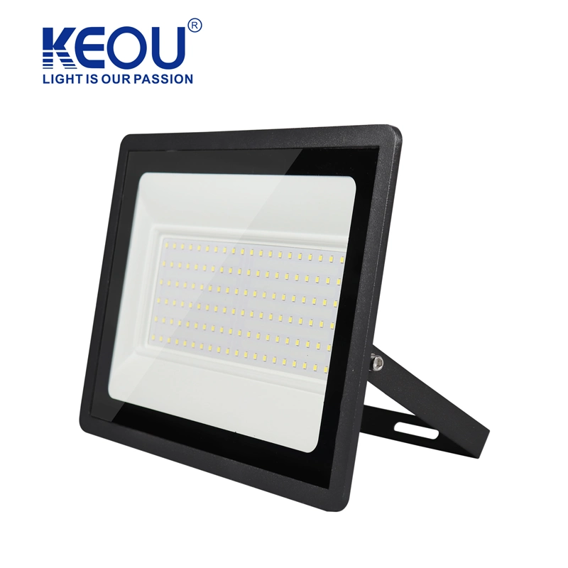 Keou High Wattage lámpara ultra delgada cuerpo 100W IP65 LED impermeable Luz de inundación