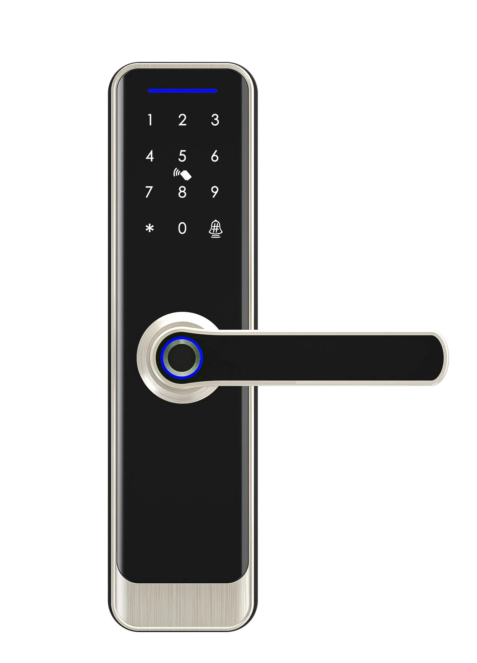 Smart Digital Handle Lock mit Fingerabdruck-Passwort und Tuya-Funktion