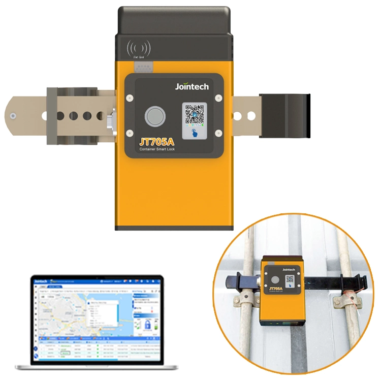 Conteneur robuste RFID Bluetooth GPS barres de porte verrouillage pour le chargement Sécurité