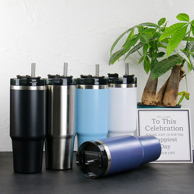 Vacuum Flask Double Wall Stainless Steel Thermal Personality Portable Car Travel Outdoor Cup Mug Thermos