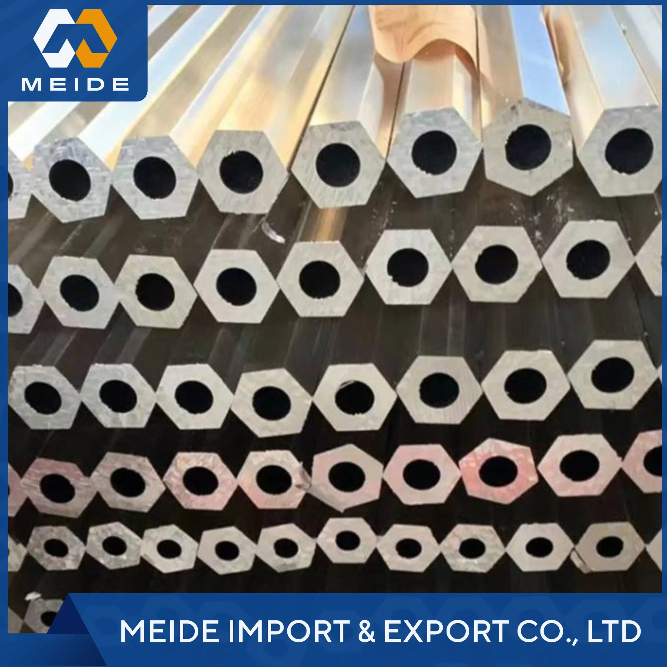 Hollow Hexagonal Alloy Aluminum Pipe 1235 1435 1145 1345 1350 1450 1370 1275 1185 1285 Special Type Seamless Aluminum Tube Mechanical Aluminum Tube