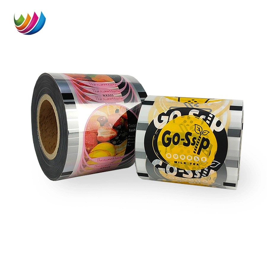 Custom Printing Plastic Paper PP Pet PVC PS Tea Lid Cup Parafilm Rolls Film Cup Lid Film