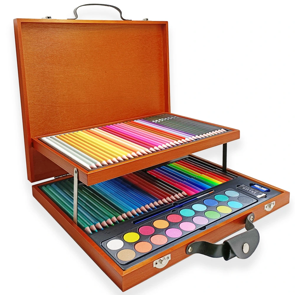 Art Supplies - 91PCS Artist Drawing Art Set in Wooden Case