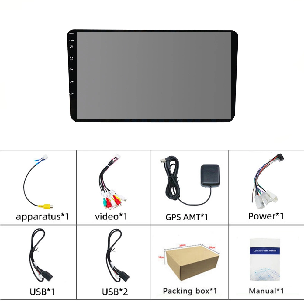 Jmance 9inch CarPlay Car Multimedia Music Android Video Stereo GPS مشغل أقراص DVD لنظام الراديو في فولكس فاجن خلال الفترة 2011-2017 (A6)
