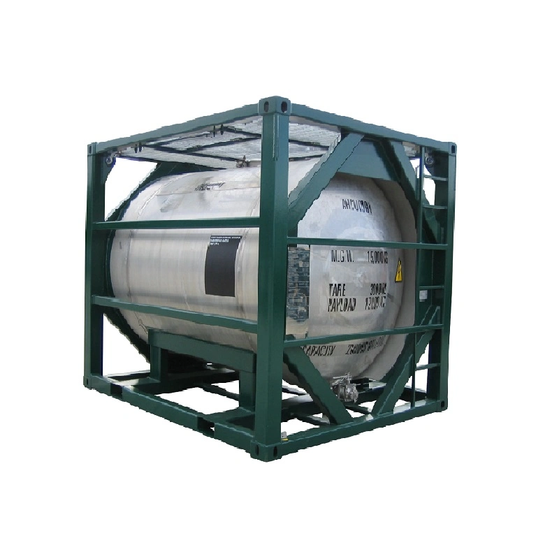 Dnv 2.7-1 Standard Lifting Frame SUS316L Helifuel or Chemical 2900L 4000L Offshore Tank Container