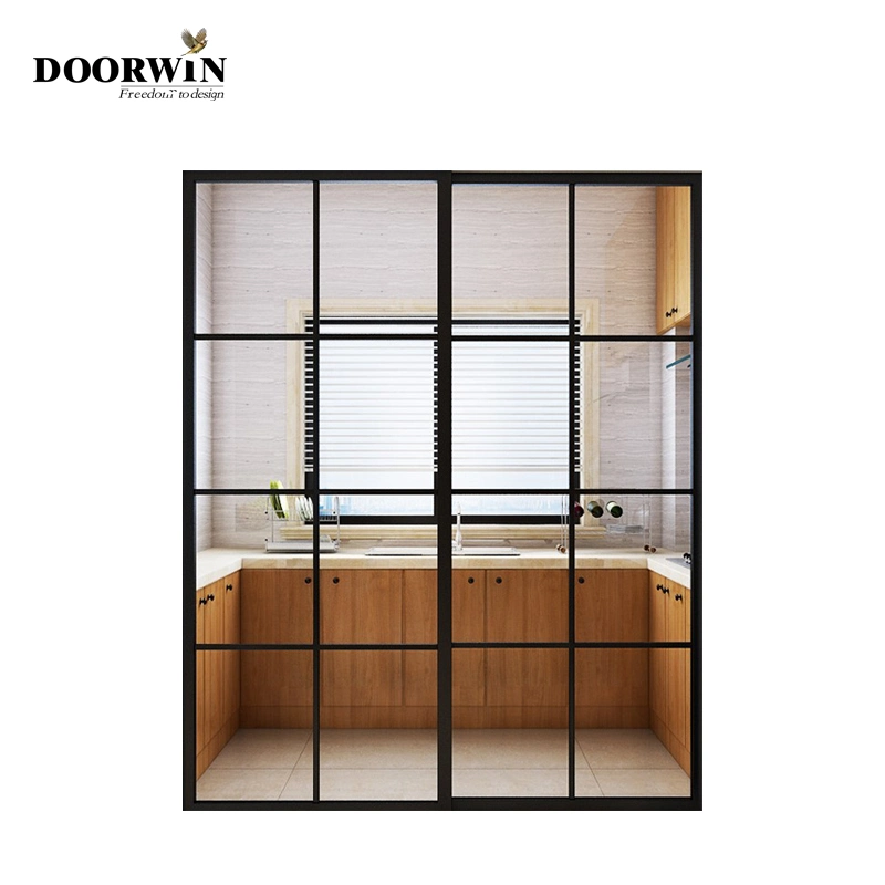 Villas, High-Class Building 45 Dw-Wood Aluminum Balcony Doors Narrow Sliding Door