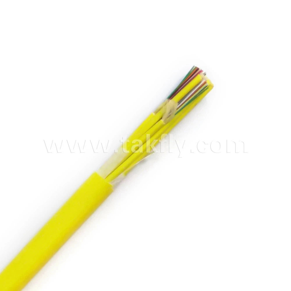 48-144 Multi Core Distribution Loose Tube Fiber Optic Indoor Cable for FTTH