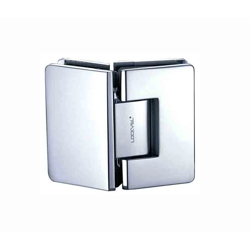 Factory Price 304 Stainless Steel Hydraulic Glass Door Shower Hinge /Brass Polished Chromed Bathroom Glass Shower Door Hinge Bathroom Accessories Hinge