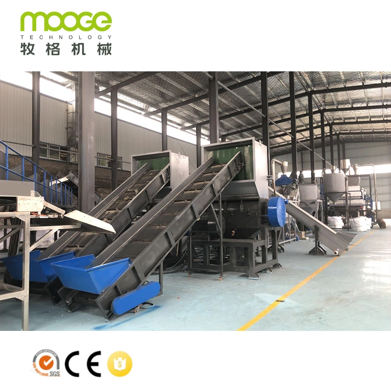 pet bottle plastic crushing washing machine recycling equipments