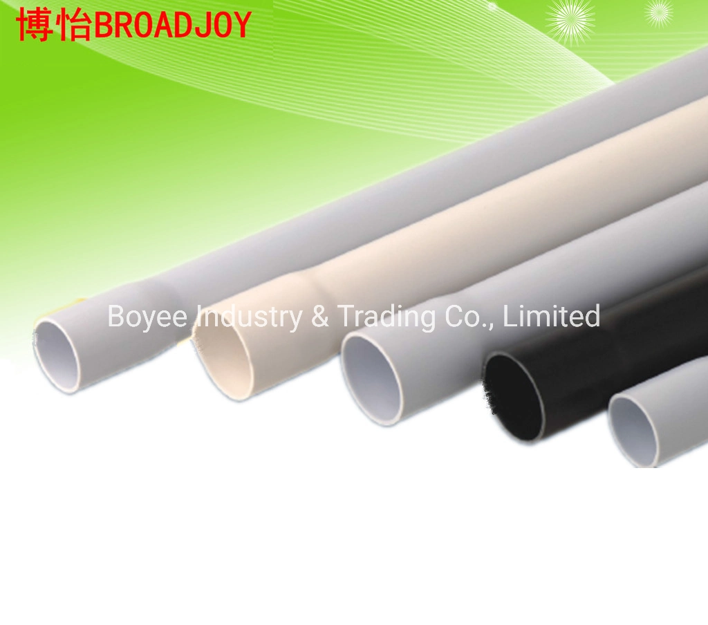 Fire Retardant Plastic PVC Electrical Wiring Tube Protector Cable / 180 Bending Degree Bendable Pipe Conduit PVC Conduit Pipe with Bottle Neck for Wiring Cable