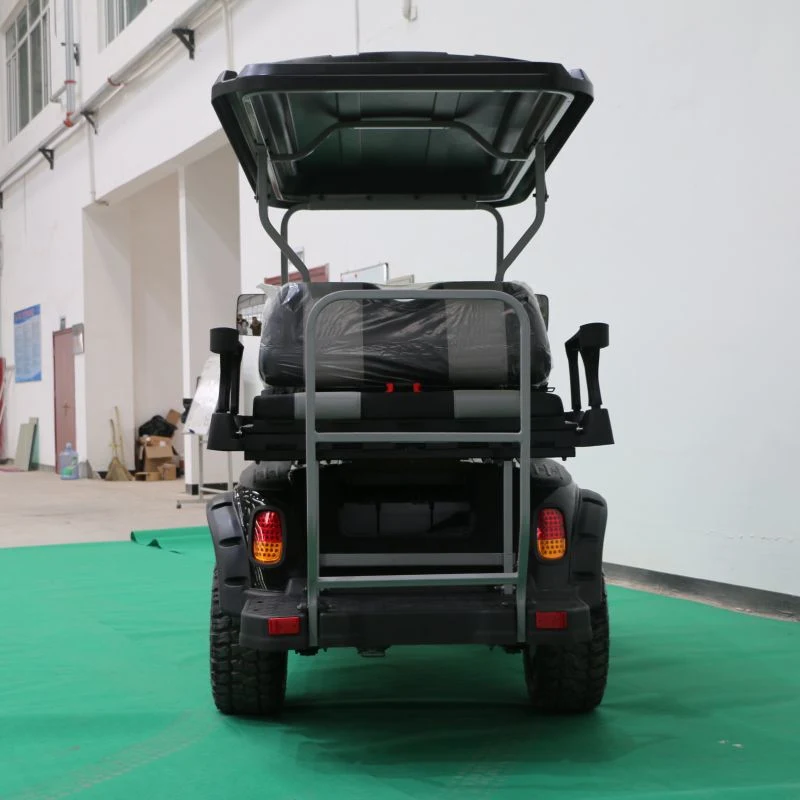 El parabrisas eléctrico de 4 plazas para el carrito de golf puede plegarse