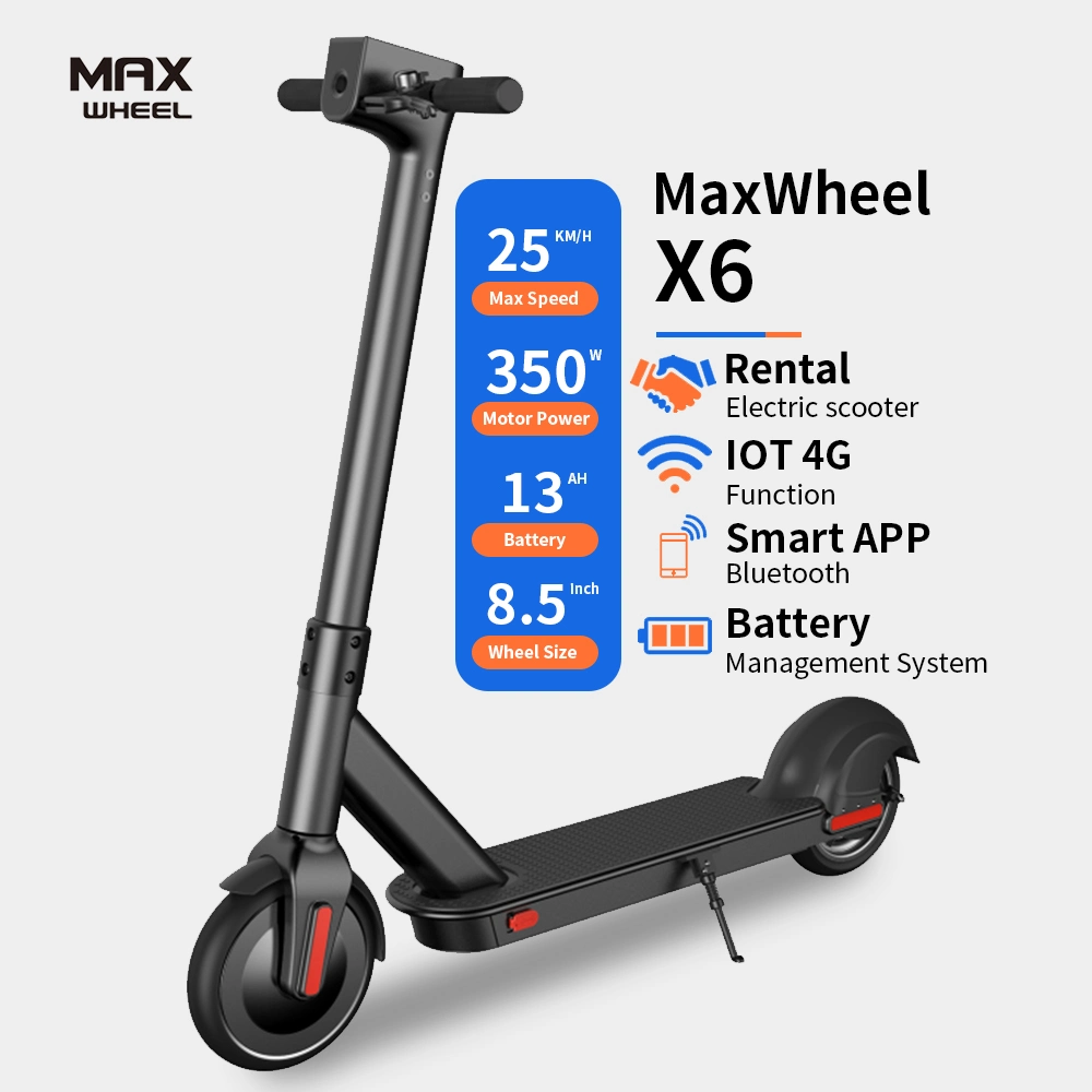 Waterproof Unfold Rental APP GPS Tracking Electric Sharing Scooter with Mask Lock